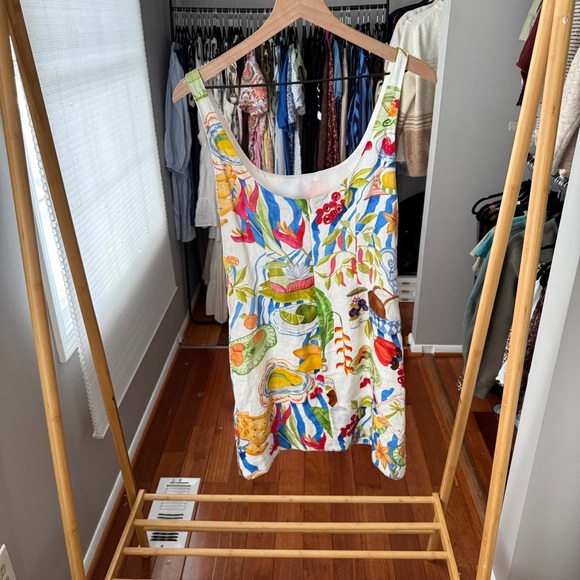 New Farm Rio Off-White Fresh Table Mini Dress - Picture 4 of 6